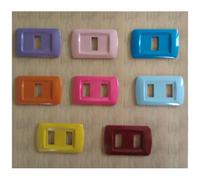 Trade Shop - Placchette Placche In Abs Serie Magic Bticino Compatibili Colorate Fori Posti - Azzurro Polvere 1