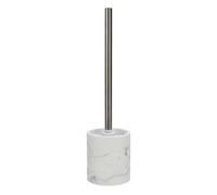 OISE ART STORE Trade Shop - Porta Scopino con Scopettino WC Bagno Effetto Marmo Bianco Accessorio Arredo 87832 -