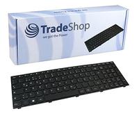 Trade-Shop QWERTZ Tastiera tedesca con illuminazione/nero compatibile con Lenovo 5N20H03419 80E007KGE 80E3 80F0 80G0 80JA 80K4 80LH 80LM 80M2 80M3 80M7 80NL 80NT 80Q7 80QH