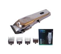 Trade Shop - Rasoio Professionale Taglia Capelli Regola Barba Ricaricabile Display Vgr V-116