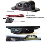 Trade Shop - Retrocamera Ac 201 Hd Telecamera Posteriore Sensore Parcheggio 2in1 Angolo 120° - SPEDIZIONE GRATUITA