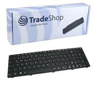 Trade-Shop - Ricambio per tastiera originale per laptop Medion Akoya MP-11N86DN-686 MP-11N86D0-686 904UY07C1N 4UY07C0G per E6232 P6640 con cornice/PC portatile QWERTZ
