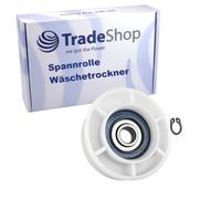 Trade-Shop Rullo tendicinghia compatibile con Bosch Extraklasse, SelfCleaning Condenser, HomeProfessional, EcoLogixx, sostituisce 00632045 632045
