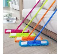 Trade Shop - Scopa MOP MOCIO in Microfibra per Pavimento Cattura Polvere con Bas