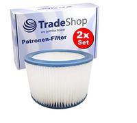 Trade-Shop - Set di 2 filtri a pieghe, compatibili con Stihl SE 60 E, SE 61, SE-62, SE 85 C, SE 90, filtro a cartuccia