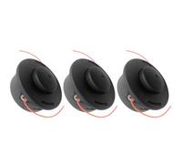 Trade-Shop - Set di 3 testine per tagliaerba M12 x 1,5 mm, filettatura sinistra compatibile con Stihl 4003 710 2125, 4003 710 2189, 4005 710 2100, 4003 710 2115