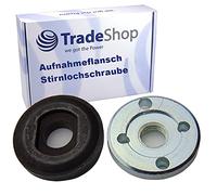 Trade-Shop Set di attacco a flangia da 22 mm + vite elicoidale M14 filettatura per smerigliatrice angolare Bosch GWS 20-180 GWS 20-230 GWS 115 125 180 230