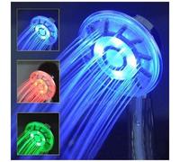 Trade Shop - Soffione Luminoso Per Doccia Con Led Rosso Verde Blu. bagno Cromoterapia