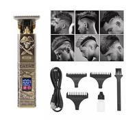 Trade Shop - Taglia Capelli Rasoio Elettrico Regola Barba 3 Pettini Ricaricabile Usb Q-tf51