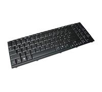 Trade-Shop - Tastiera di ricambio per computer portatile QWERTZ con tasti piatti per Medion Akoya MD97437 MD97448 MD97455 MD97458 MD97472