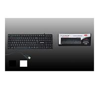 TASTIERA MULTIMEDIALE ULTRASOTTILE IMPERMEABILE USB 2.0 WINDOWS MAXTECH EK-520M