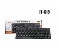 Trade Shop - TASTIERA MULTIMEDIALE USB PER PC COMPUTER DESKTOP 107 TASTI LINQ IT-K15 -