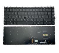 Trade-Shop Tastiera originale per computer portatile QWERTZ nero con backlit Trackpoint compatibile con HP EliteBook 745 G7 G8, 840 G7 G8, 845 G7 G8