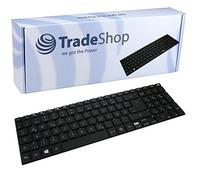 Trade-Shop Tastiera originale per notebook, tastiera di ricambio tedesca QWERTZ per Packard Bell Easynote TS11HR TS11SB TS11SB TS13 TS13HR TS13SB (tastiera tedesca)