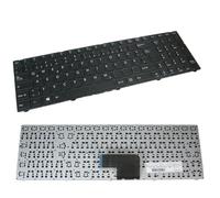 Trade-Shop Tastiera per computer portatile tastiera tedesca QWERTZ compatibile con Medion Akoya P6643 P6647 P7627 P7627T P7628 P7631 P7631T P7632 P7641 MD98457 MD98458 MD98459