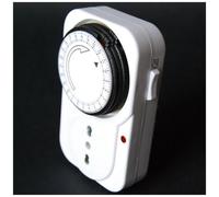 Trade Shop - Timer Programmatore Meccanico Analogico Giornaliero Con Presa Bipasso 16a 24 Ore