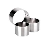 TrAdE shop Traesio 12 PZ Stampo STAMPINI Forma per Dolci Pasta Anello Circolare 6 X 6 CM Cucinare