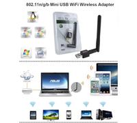 Trade Shop Traesio Antenna Mini Usb Wireless Adattatore Wifi Chiavetta Wi-Fi Penna 150 Mbps