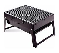 TrAdE shop Traesio - Barbecue Portatile A Carbonella Per Grigliate Carne Pesce Verdure 20x35x27 Cm