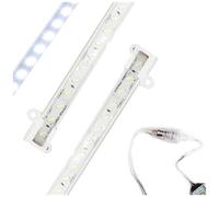 BARRA CON PROFILO IN ALLUMINIO PER INTERNO DA 1 METRO CON STRISCIA RIGIDA A LED