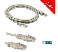 TrAdE shop Traesio - Cavo Rete ETHERNET RJ 45 3 Metri Computer PC PROLUNGA