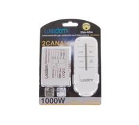 TrAdE Shop Traesio CENTRALINA 2 CANALI + Telecomando Wireless Wisdom per Controllo LUCI LED 1000Wx2