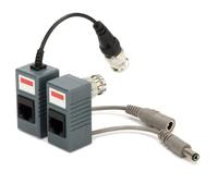 TrAdE Shop Traesio- Coppia TRASMETTITORI Video Audio BALUN Alimentazione Porta LAN RJ45 Cavo Cat 5