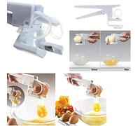 TrAdE shop Traesio - Egg Ez Cracker Rompi Guscio Uovo Separa Uova Chiara Bianco Rosso Tuorlo Albume