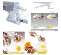 TrAdE shop Traesio - Egg Ez Cracker Rompi Guscio Uovo Separa Uova Chiara Bianco Rosso Tuorlo Albume