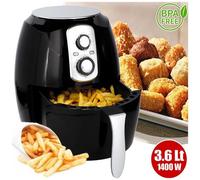 TrAdE shop Traesio® - Friggitrice Ad Aria Calda Senza Olio Airfryer 3.6 Lt Frigge Cuoce Arrosto 1400w - SPEDIZIONE GRATUITA