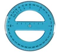 TrAdE Shop Traesio- GONIOMETRO Circolare 360 Gradi Diametro 12 CM per Angolo Angoli Scolastico