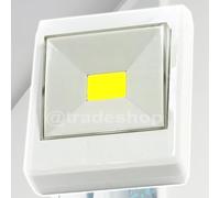 TrAdE Shop Traesio Luce A LED con Interruttore Punto FARETTO Lampada COB 3W per Armadio Cantina