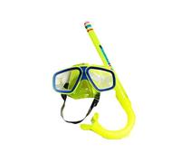 Trade Shop Traesio Maschera Piccola Sub con Tubo Boccaglio Tappi Orecchie Immersione Mare Piscina