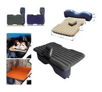 TrAdE shop Traesio - Materasso Letto Gonfiabile Airbed Per Auto Sedile Posteriore Macchina Con Pompa