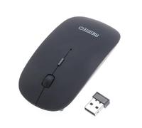 TrAdE Shop Traesio - Mouse Ottico Wireless 2.4 G Grigio USB 10Mt