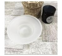 TrAdE shop Traesio PIATTINO Ricambio Porta Sapone in Vetro Satinato 11CM Bagno Accessori