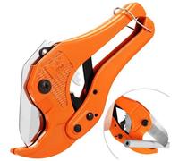 TrAdE shop Traesio - Pinza Tagliatubi A Cricchetto Per Tubi In Pvc 42 Mm Per Professionisti Idraulico