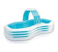 TrAdE shop Traesio® - Piscina Gonfiabile Family Cabana Spruzza Aqcua Dimensioni 310 x 188 x 130 cm - SPEDIZIONE GRATUITA