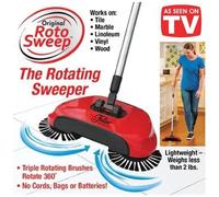 TrAdE shop Traesio - Scopa Rotante 360 Con Setole Rotanti Microfibra Aspirapolvere Sweep Drag Spazza