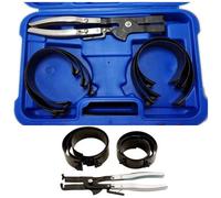 TrAdE shop Traesio - Set Anelli Raschia Olio Kit 7 Pz 73-111mm Per Pistoni Ring Automobile Pinza