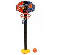 SET CANESTRO 115CM + PALLONE BASKET CON RETE BAMBINI GIOCATTOLO BASE REGOLABILE