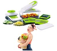 TrAdE shop Traesio - Tagliaverdure 7in1 Frutta Trita Affetta Casa Cucina Verdure Taglia Tutto Ly 608