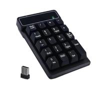 Trade Shop Traesio Tastierino Numerico Wireless 19 Tasti con Ricevitore Bluetooth Usb per Computer