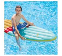 TAVOLA SURF MATERASSINO ISOLA GONFIABILE MARE PISCINA 178 X 69 CM 2 COLORI