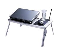 TAVOLINO PC SUPPORTO PIEGHEVOLE NOTEBOOK COMPUTER TAVOLO BASE CON VENTOLE