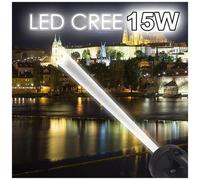 TrAdE shop Traesio - Torcia Ricaricabile Ultra Potente Di Puntamento Con Led 15w Cree T6 Fino A 1km