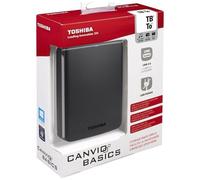 TrAdE shop Traesio - Toshiba Canvio 2tb Usb 3.0 Portable External Hard Disk Drive Black