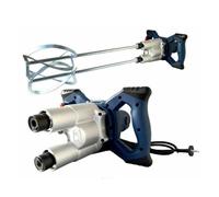 TrAdE Shop Traesio Trapano Miscelatore MESCOLATORE 2 FRUSTE per Colla E Malta 1500W REHM-150C
