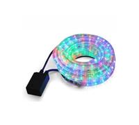 TUBO LUMINOSO NATALIZIO 10 METRI LED MULTICOLOR CONTROLLER 8 FUNZIONI X ESTERNO