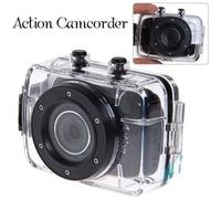 TrAdE shop Traesio® - Waterproof Action Camcorder Sport Macchina Fotografica Hd Impermeabile Display - SPEDIZIONE GRATUITA